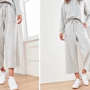 Quince Super Soft Cropped Wide Leg Pants